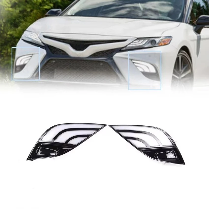 High-quality Car Parts Daytime Running Light With Led Fog Lights For Toyota Camry 2021 2022 2023 Front Driving Lamp
High-quality Car Parts Daytime Running Light With Led Fog Lights For Toyota Camry 2021 2022 2023 Front Driving Lamp