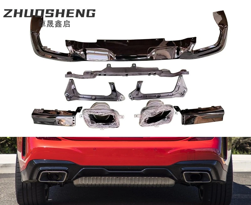 Rear Lip for BMW 2 Series F44, Dual Square Exhaust Tips, Gloss Black Diffuser, Bumper Trim Kit
Rear Lip for BMW 2 Series F44, Dual Square Exhaust Tips, Gloss Black Diffuser, Bumper Trim Kit
