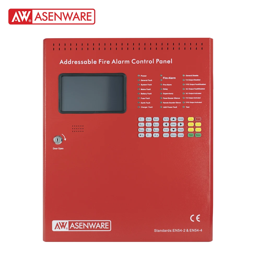 ASENWARE Intelligent Powered Addressable Fire Alarm Control Panel With 4 Loops
ASENWARE Intelligent Powered Addressable Fire Alarm Control Panel With 4 Loops