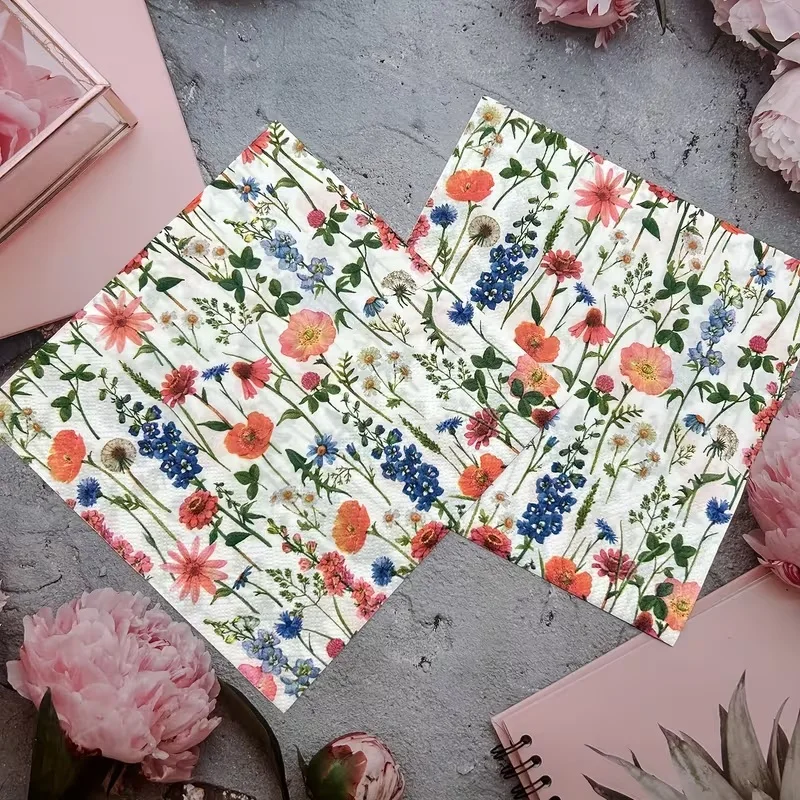 20pcs 33cm Colourful Floral Napkins Valentine's Day Wedding Paper Bart Paper Wine Glass Flower Paper Placemats
20pcs 33cm Colourful Floral Napkins Valentine's Day Wedding Paper Bart Paper Wine Glass Flower Paper Placemats