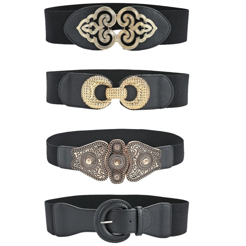 Wide Belts For Women Stretch Vintage Dress Decorative Belt Woman Elastic Belt Simple Waist Bohemian Elastic Ladies Coat
Wide Belts For Women Stretch Vintage Dress Decorative Belt Woman Elastic Belt Simple Waist Bohemian Elastic Ladies Coat