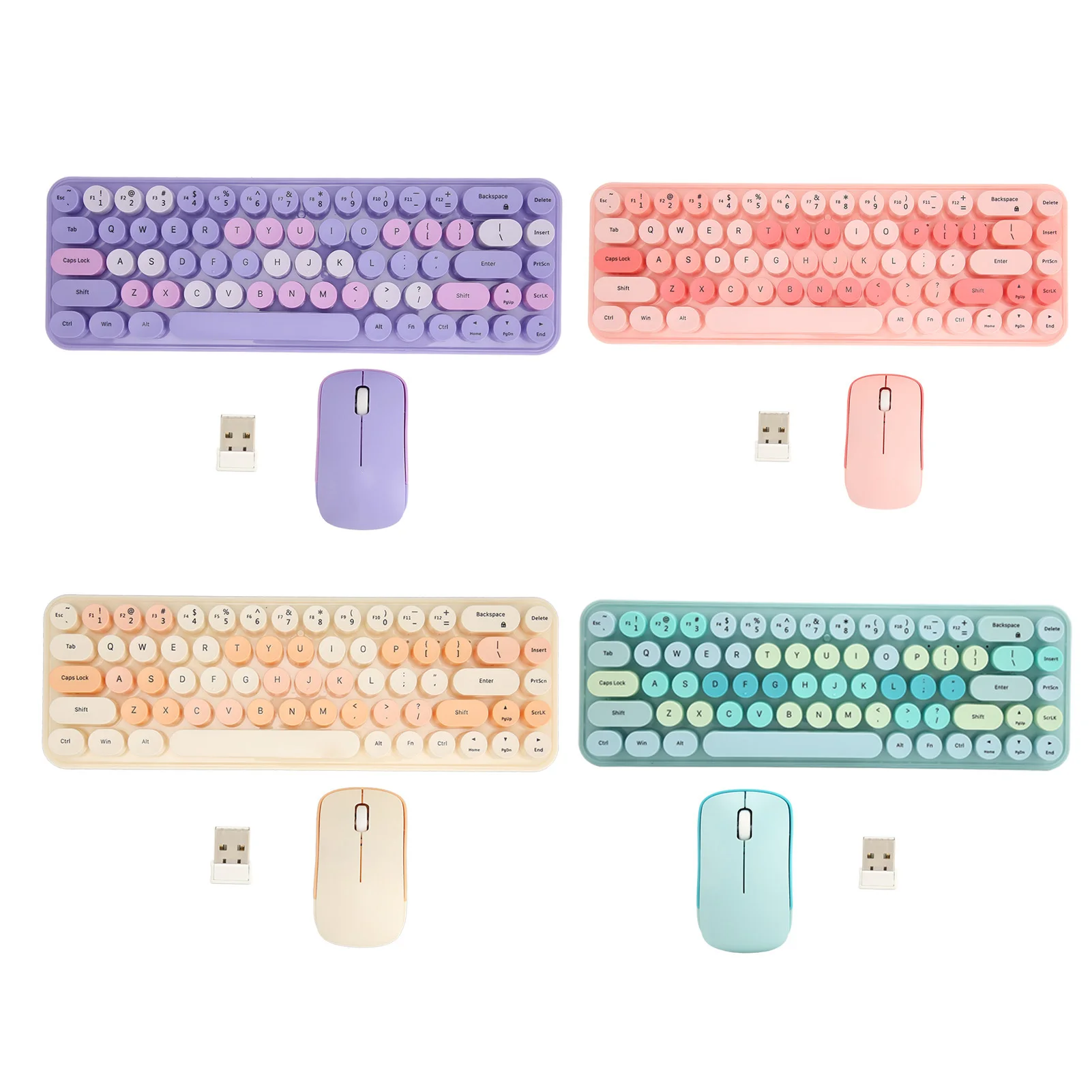Беспроводная игровая USB-клавиатура и мышь 2.4G с низким энергопотреблением, 68 клавиш, ретро-дизайн, милый стиль, 3 DPI, материал ABS
Беспроводная игровая USB-клавиатура и мышь 2.4G с низким энергопотреблением, 68 клавиш, ретро-дизайн, милый стиль, 3 DPI, материал ABS