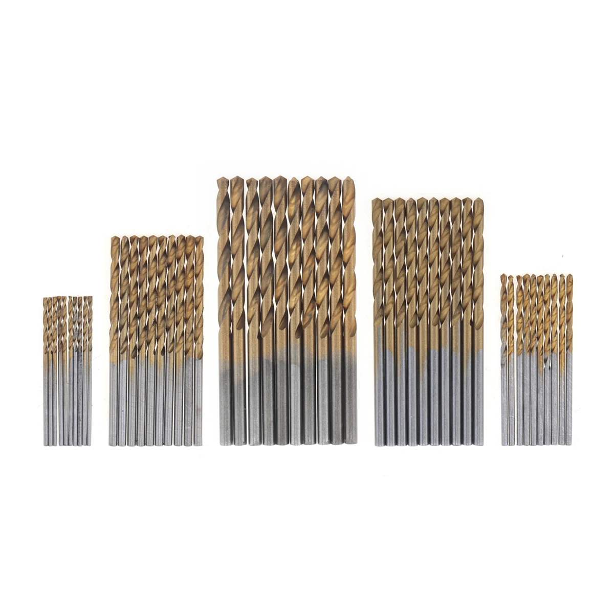 50pcs HSS Drill Bit Set Titanium Coated High Speed Steel Drill Bits for Wood Metal Plastic Drilling Tool 1mm 1.5mm 2mm 2.5mm 3mm
50pcs HSS Drill Bit Set Titanium Coated High Speed Steel Drill Bits for Wood Metal Plastic Drilling Tool 1mm 1.5mm 2mm 2.5mm 3mm