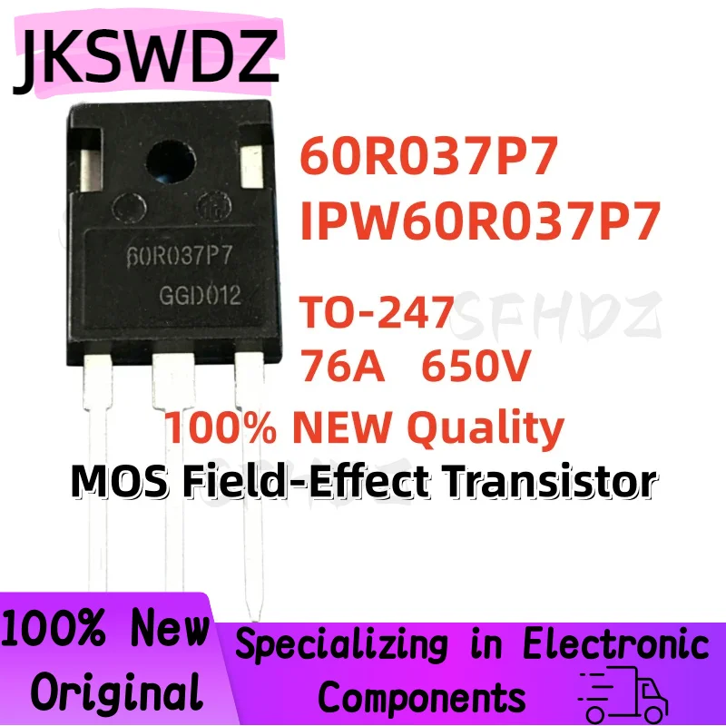 5/10/20PCS 100% Brand New and High Quality 60R037P7 IPW60R037P7 TO-247 76A 650V MOS Field-Effect Transistor
5/10/20PCS 100% Brand New and High Quality 60R037P7 IPW60R037P7 TO-247 76A 650V MOS Field-Effect Transistor