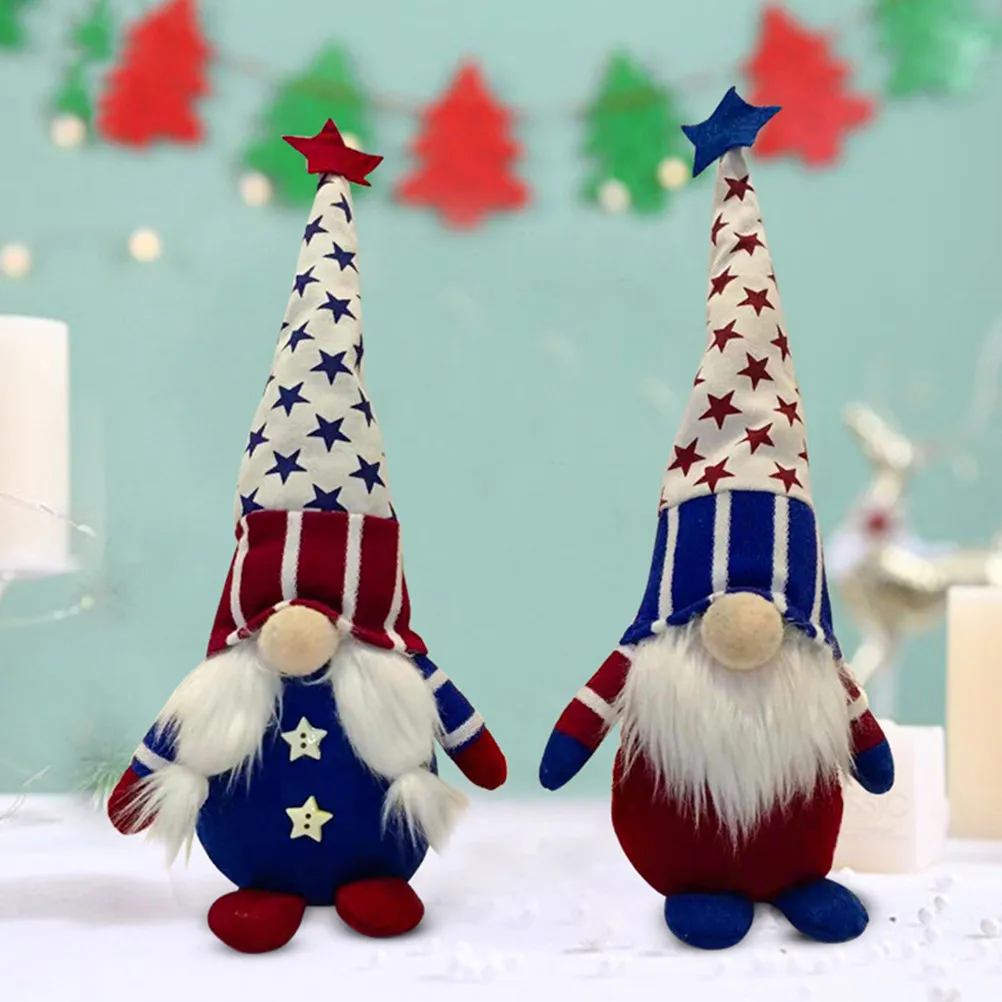 2Pcs Gnome Ornaments Funny Independence Day Decor Cartoon Table Desktop Decoration for Party Festival
2Pcs Gnome Ornaments Funny Independence Day Decor Cartoon Table Desktop Decoration for Party Festival