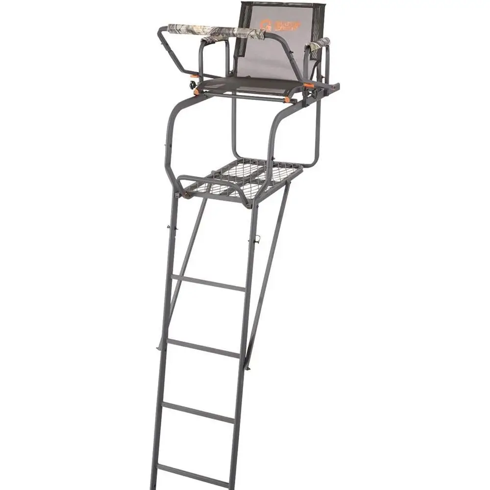 15.5-Foot Ladder Hunting Stand with Mesh Seat - Gear & Accessories
15.5-Foot Ladder Hunting Stand with Mesh Seat - Gear & Accessories