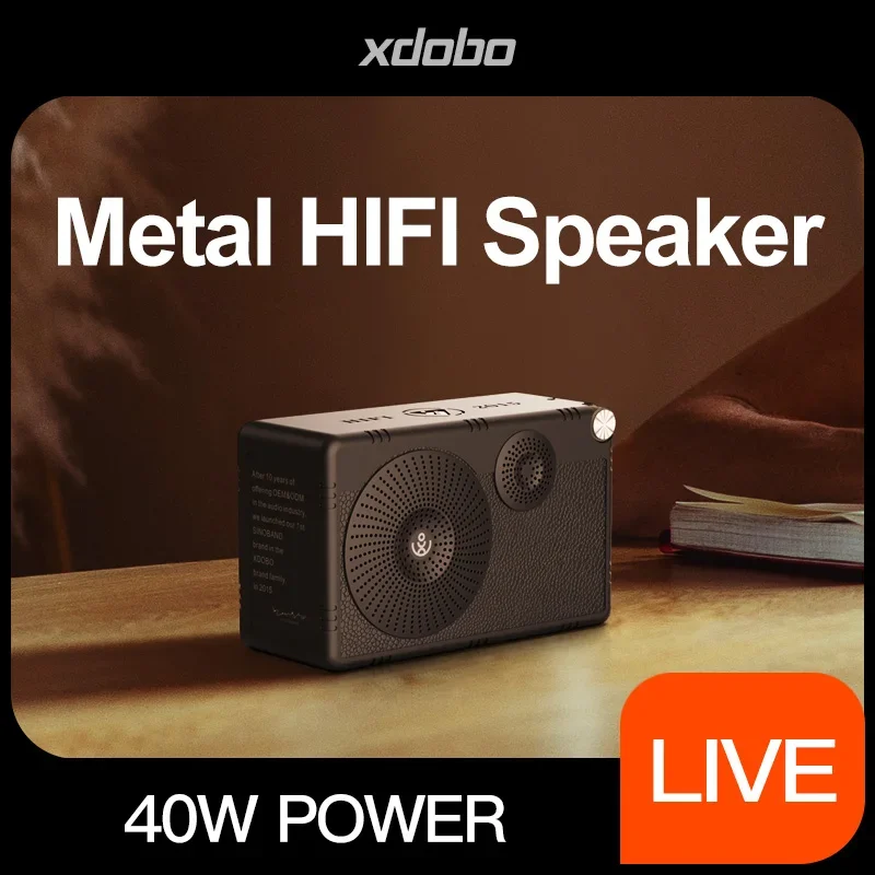 SINOBAND Xdobo HIFI 2015 40 Вт портативная Bluetooth Колонка сабвуфер объемный звук бокс водонепроницаемый IPX5 поддержка TF TWS плеер
SINOBAND Xdobo HIFI 2015 40 Вт портативная Bluetooth Колонка сабвуфер объемный звук бокс водонепроницаемый IPX5 поддержка TF TWS плеер