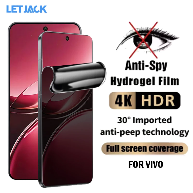 1-2Piece Curved Anti Spy Hydrogel Film for Vivo V50 V40 V30 V29 V27 Pro Privacy Screen Protector for V50e V40e V30e V40 Lite
1-2Piece Curved Anti Spy Hydrogel Film for Vivo V50 V40 V30 V29 V27 Pro Privacy Screen Protector for V50e V40e V30e V40 Lite