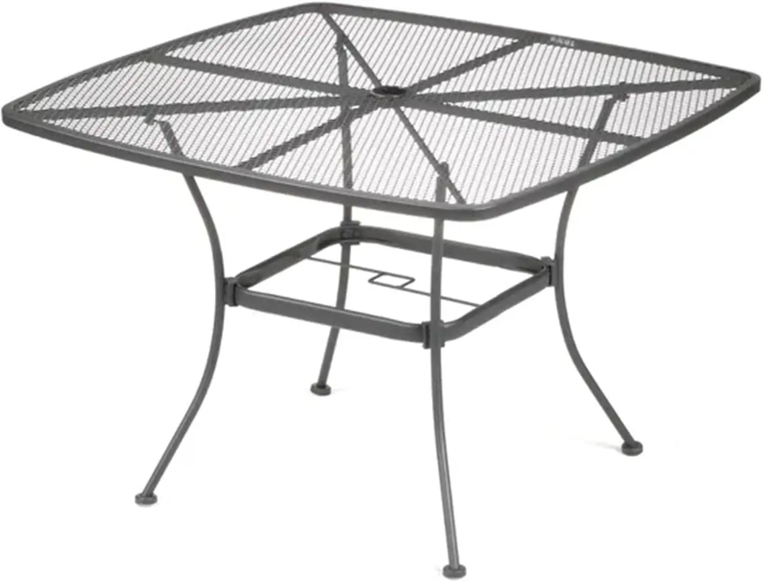 Sleek Contemporary 42 Inch Outdoor Steel Mesh Square Top Bistro Style Patio Dining Table with Tapered Legs, Black
Sleek Contemporary 42 Inch Outdoor Steel Mesh Square Top Bistro Style Patio Dining Table with Tapered Legs, Black