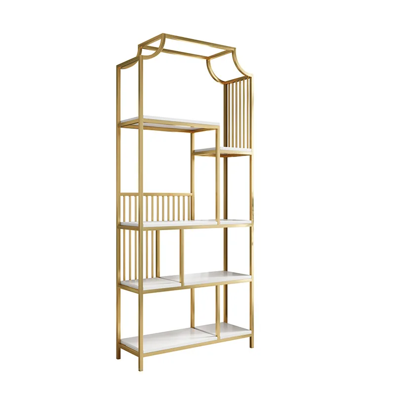 Wrought iron shelves Nordic floor-to-ceiling multi-layer storage display Living room simple bookshelves
Wrought iron shelves Nordic floor-to-ceiling multi-layer storage display Living room simple bookshelves