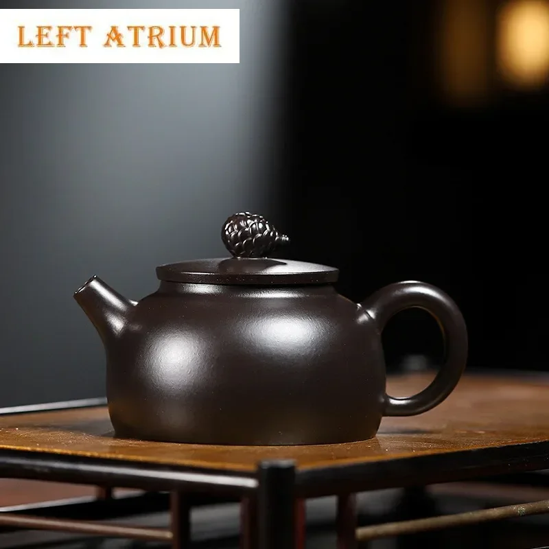 190ml Yixing Purple Clay Teapot Handmade Pine Cone Pot Raw Ore Dahongpao Reducing Roasting Mud Kettle With Strainer Zisha Teaset
190ml Yixing Purple Clay Teapot Handmade Pine Cone Pot Raw Ore Dahongpao Reducing Roasting Mud Kettle With Strainer Zisha Teaset