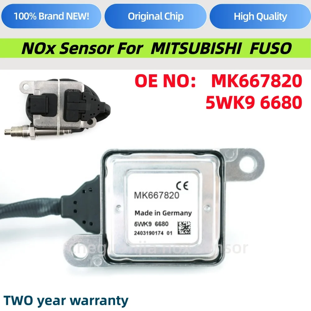 MK667820 5WK96680 5WK9 6680 Original NEW Nitrogen Oxide Sensor Nox Sensor Fits for Mitsubishi Fuso Truck 12V
MK667820 5WK96680 5WK9 6680 Original NEW Nitrogen Oxide Sensor Nox Sensor Fits for Mitsubishi Fuso Truck 12V