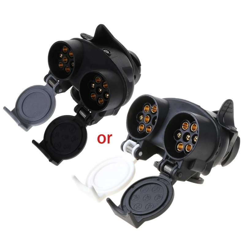 13 Pin Plug to 12N / 12S 7 pin Towing Socket Adapter Conversion Connector Socket
13 Pin Plug to 12N / 12S 7 pin Towing Socket Adapter Conversion Connector Socket