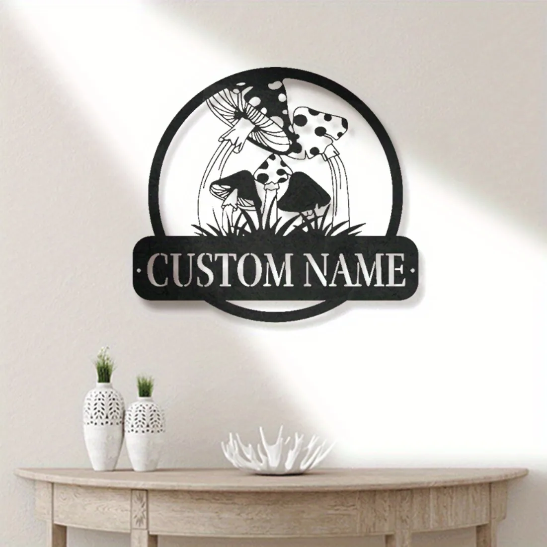 Custom Iron Mushroom Metal Wall Sign - Rustic Farmhouse Decor, Distressed Patio Porch Art, Personalized Thoughtful Gift.
Custom Iron Mushroom Metal Wall Sign - Rustic Farmhouse Decor, Distressed Patio Porch Art, Personalized Thoughtful Gift.