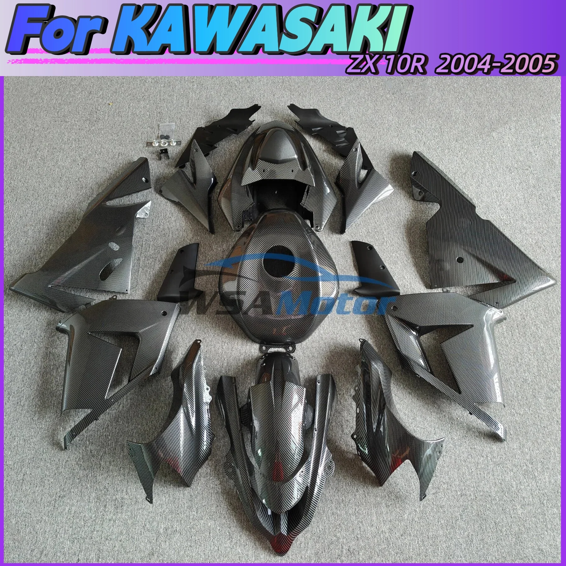 Plastic parts Components Motorcycle For Kawasaki ZX10R 2004 2005 ZX 10R 04-05 Unpainted Fairing Bodywork Injection Accessories
Plastic parts Components Motorcycle For Kawasaki ZX10R 2004 2005 ZX 10R 04-05 Unpainted Fairing Bodywork Injection Accessories