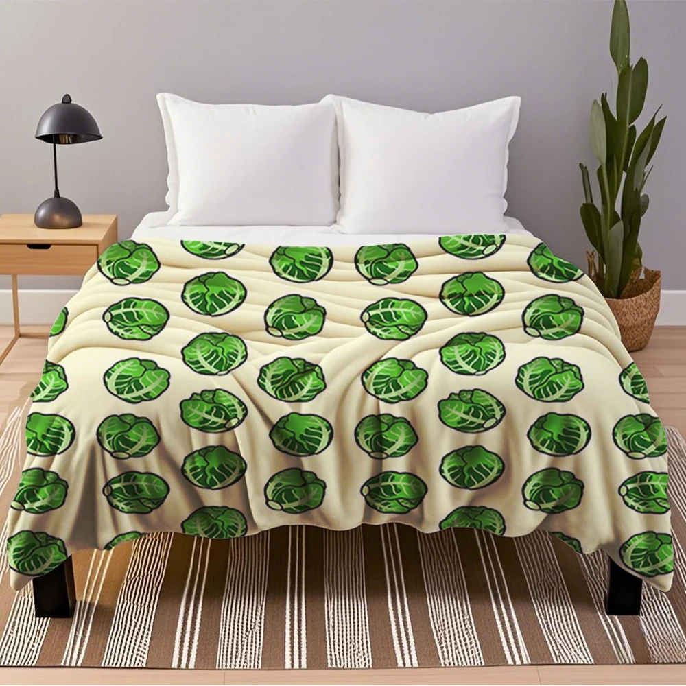 Spring/Autumn Flannel Bed Blanket Brussel Sprout S Throw Quilted Bed Runner Japanese Zen Ultra-Soft Touch Blankets For Office
Spring/Autumn Flannel Bed Blanket Brussel Sprout S Throw Quilted Bed Runner Japanese Zen Ultra-Soft Touch Blankets For Office
