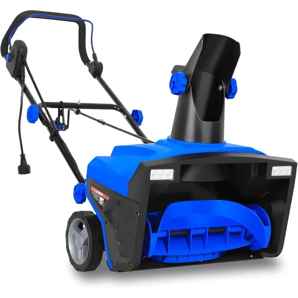 15A 20 Corded Electric Snow Thrower with Dual LEDs and 180° Swivel Chute for Driveways and Paths
15A 20 Corded Electric Snow Thrower with Dual LEDs and 180° Swivel Chute for Driveways and Paths