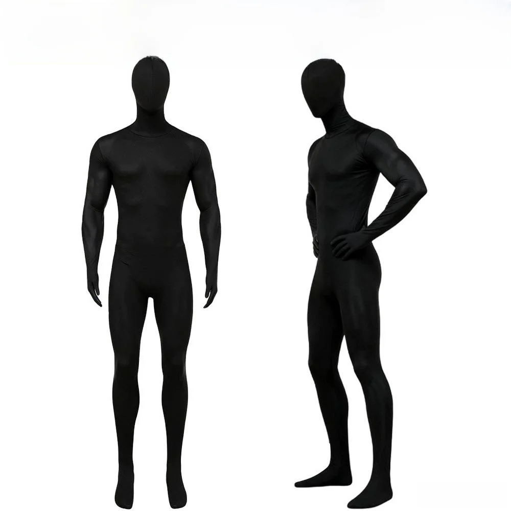 Adult Halloween Invisible Costume Full Coverage Body Suit Stage Black Clothes Men's Tight Fit Polyester Fiber Cool Sensation
Adult Halloween Invisible Costume Full Coverage Body Suit Stage Black Clothes Men's Tight Fit Polyester Fiber Cool Sensation