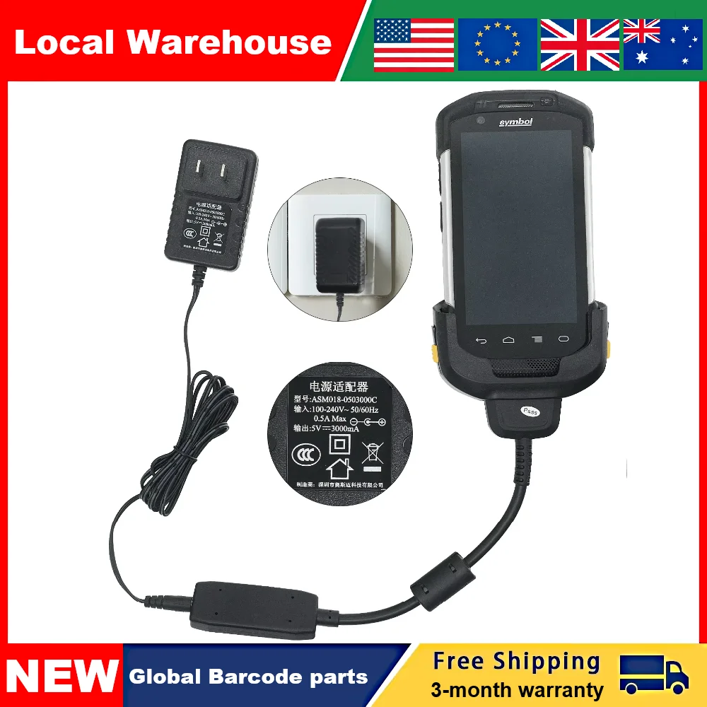 CHG-TC7X-CBL1-01 Charger for Zebra TC70 TC72 TC75 TC77 TC7X
CHG-TC7X-CBL1-01 Charger for Zebra TC70 TC72 TC75 TC77 TC7X