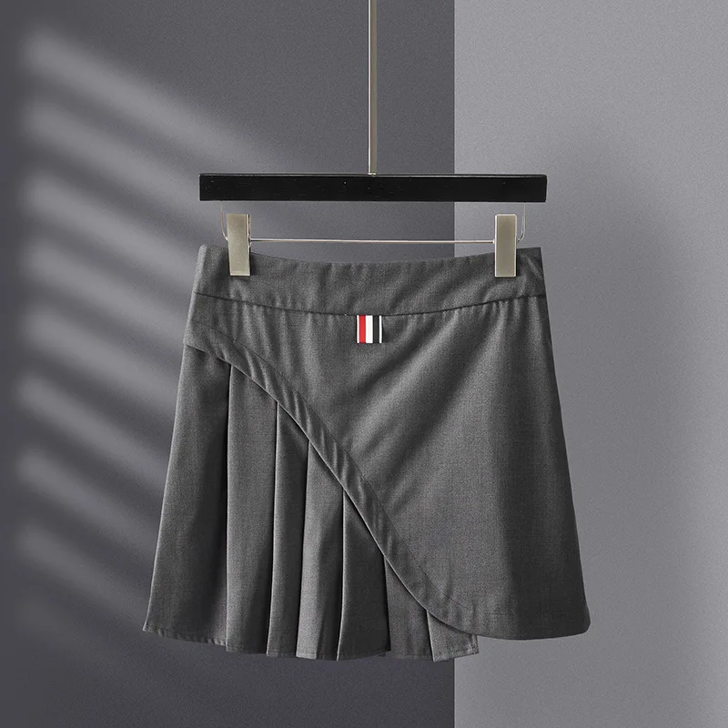 Summer New High Waist Grey Suit Short Skirt Anti-Light College Style Slim Fit Half Skirt Women's Elegant Wind Resistant Skirt
Summer New High Waist Grey Suit Short Skirt Anti-Light College Style Slim Fit Half Skirt Women's Elegant Wind Resistant Skirt