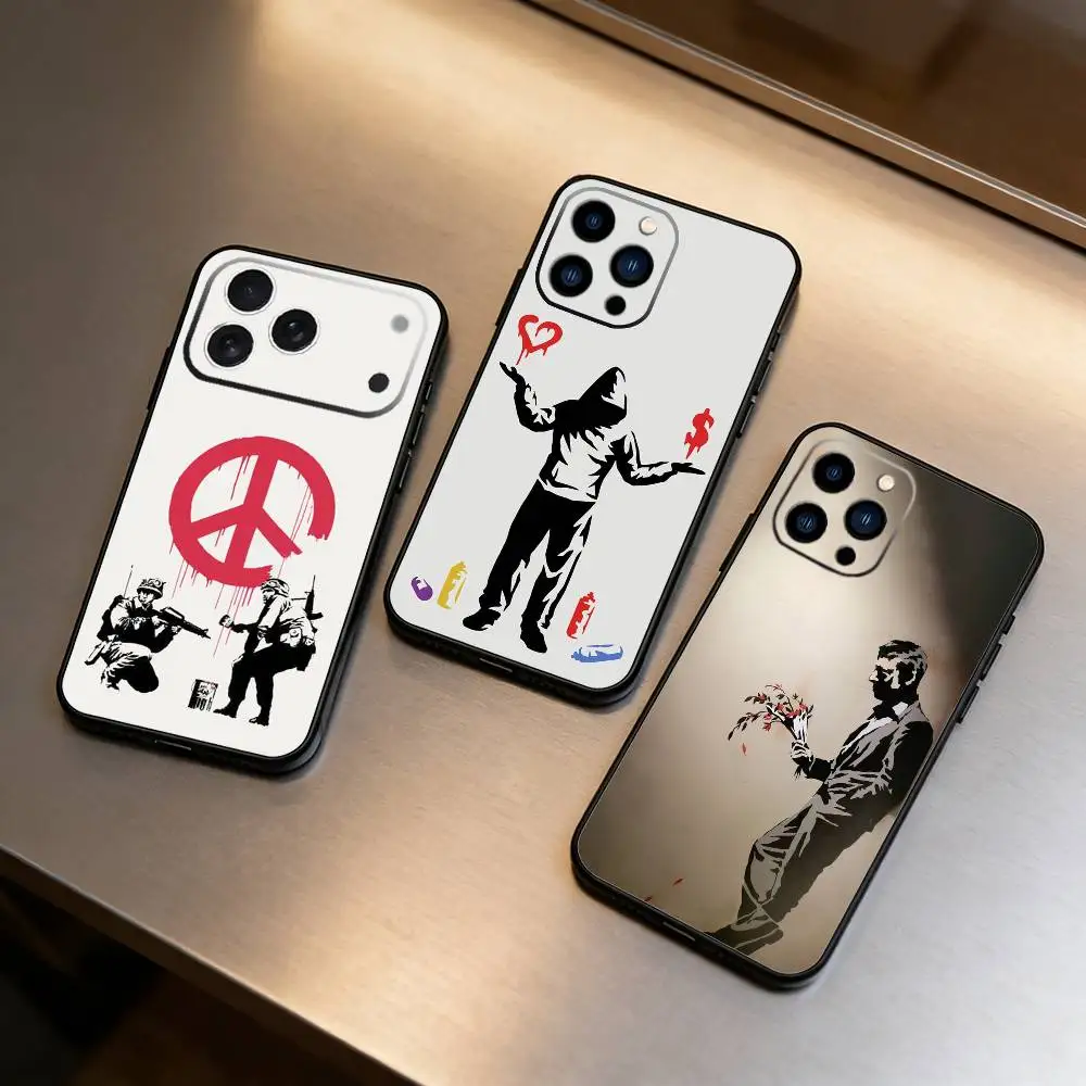 Graffiti Artist J-Banksy Phone Case For iPhone17,16,15,14,13,12 Plus,Max Soft Silicone Black Cover
Graffiti Artist J-Banksy Phone Case For iPhone17,16,15,14,13,12 Plus,Max Soft Silicone Black Cover
