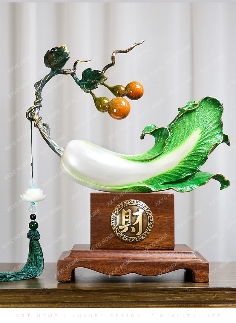 Leadership Office Brass Baicai Ruyi Decoration Store Opening New Home Gifts
Leadership Office Brass Baicai Ruyi Decoration Store Opening New Home Gifts