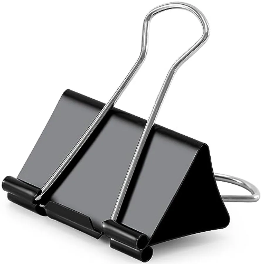 Extra Large Binder Clips 2.4 Inch Length, Jumbo Binder Clips for Office 8 Pcs
Extra Large Binder Clips 2.4 Inch Length, Jumbo Binder Clips for Office 8 Pcs