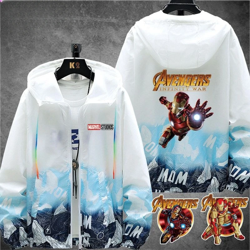 Iron Man Marvel Anime Peripheral Sunscreen Clothes Men and Women Ultra Thin Breathable Jackets Avengers Jackets Wholesale
Iron Man Marvel Anime Peripheral Sunscreen Clothes Men and Women Ultra Thin Breathable Jackets Avengers Jackets Wholesale