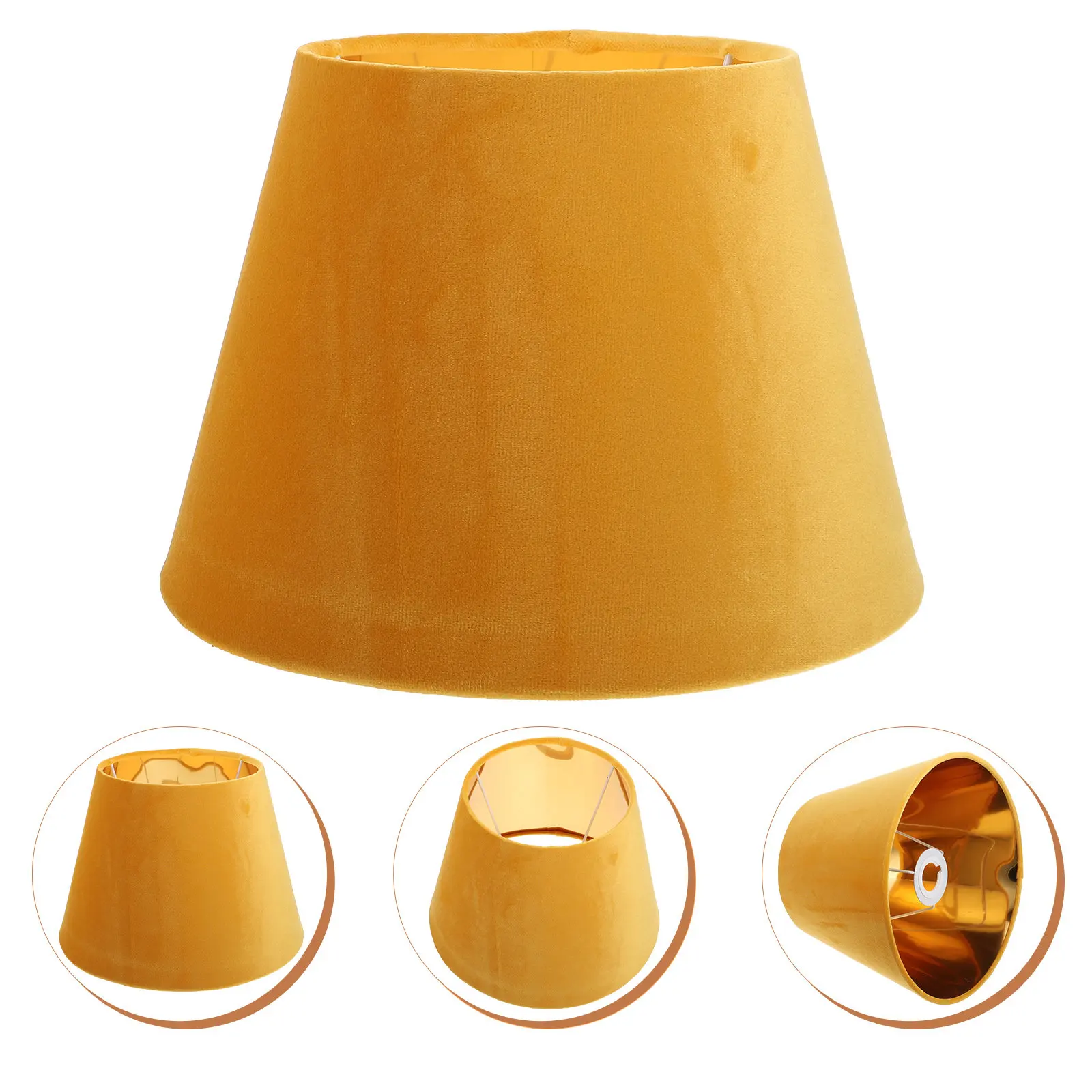 1Pcs Gold Cloth Lampshade Decorative Simple Style for Living Bedroom Floor Bedside Lamps Table Lamp Cover Household Light
1Pcs Gold Cloth Lampshade Decorative Simple Style for Living Bedroom Floor Bedside Lamps Table Lamp Cover Household Light