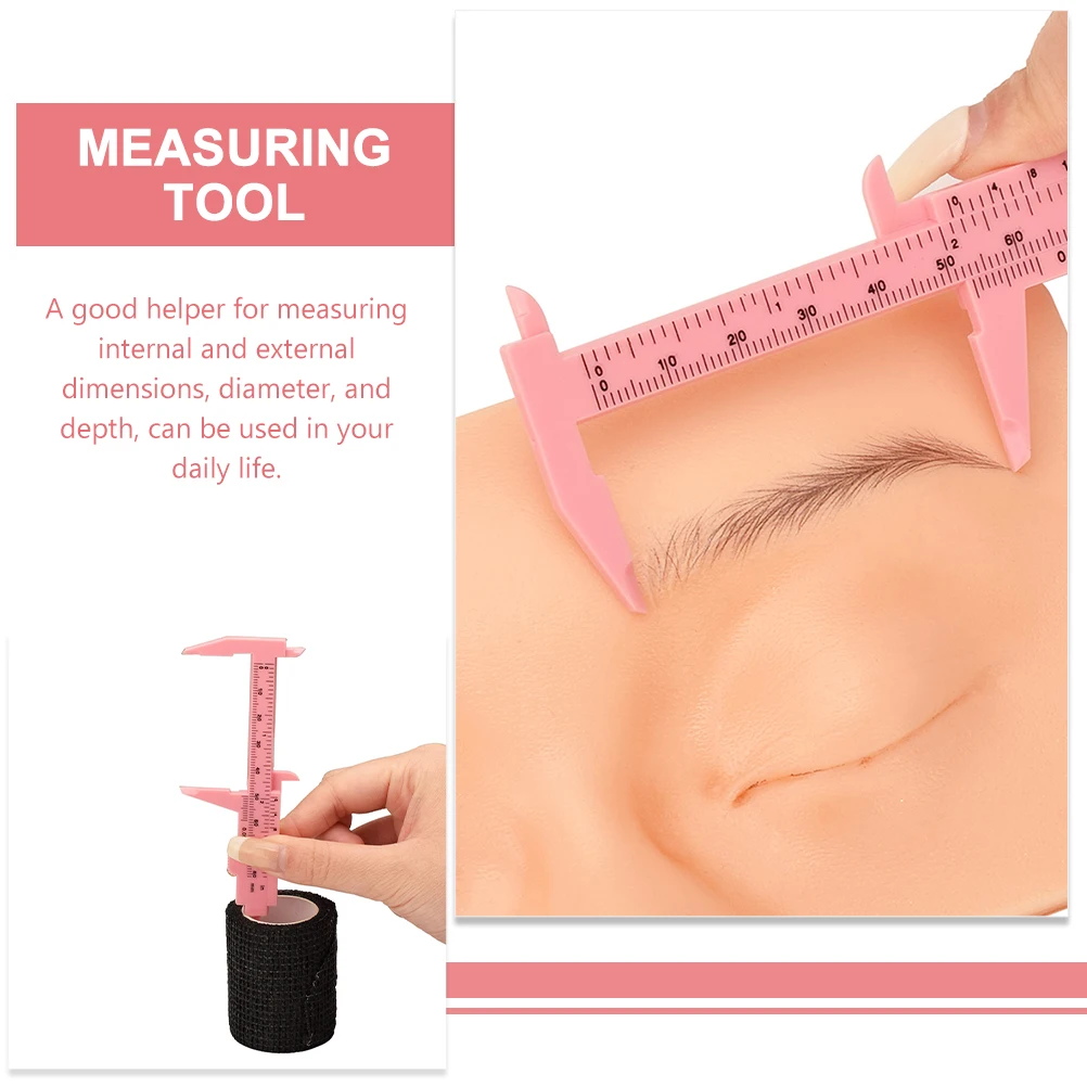 10pcs Eyebrow Ruler 80mm Plastic Caliper Portable Ruler Measuring Tool Positioning Scale Portable Makeup Supply
10pcs Eyebrow Ruler 80mm Plastic Caliper Portable Ruler Measuring Tool Positioning Scale Portable Makeup Supply