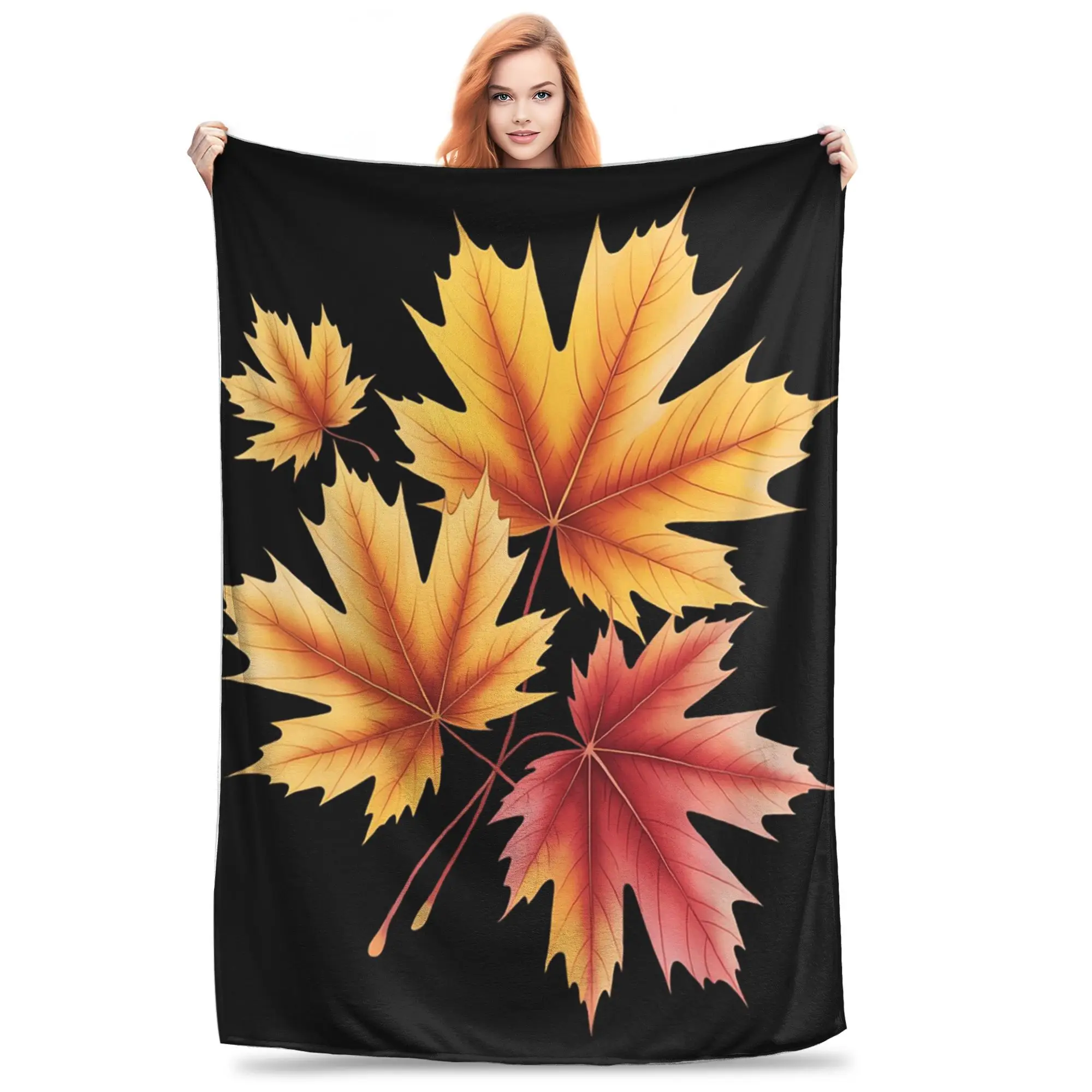 Maple Leaves Autumn Fall Season Blanket Breathable Flannel Sofa Throw Blanket for Couch Bedding Travel Throws Bedspread Quilt
Maple Leaves Autumn Fall Season Blanket Breathable Flannel Sofa Throw Blanket for Couch Bedding Travel Throws Bedspread Quilt