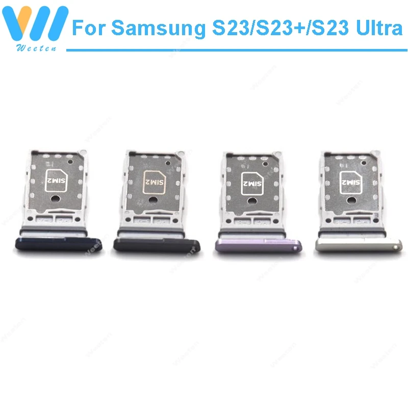 SIM Card Tray Holder For Samsung Galaxy S23 S23+ Plus S23 Ultra Sim Reader Slot Socket Adapter Replacement Parts
SIM Card Tray Holder For Samsung Galaxy S23 S23+ Plus S23 Ultra Sim Reader Slot Socket Adapter Replacement Parts