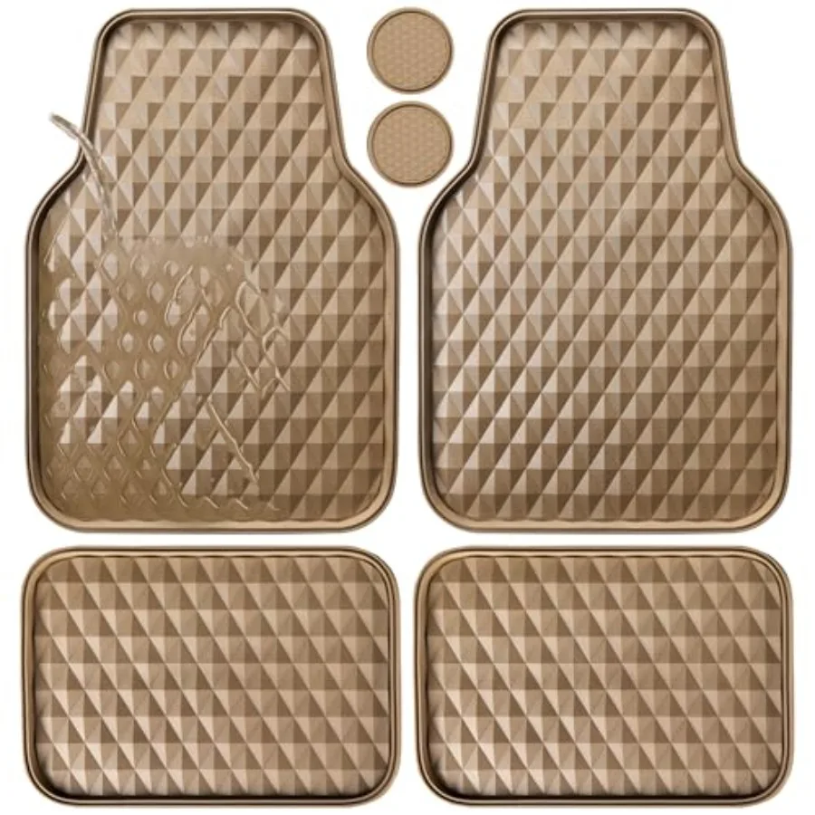 Deep Tray Rubber Car Mats, Heavy Duty Floor Mat for Car, Durable Anti-Slip 3D Rhombus Waterproof All Weather Car Floor Mats, Un
Deep Tray Rubber Car Mats, Heavy Duty Floor Mat for Car, Durable Anti-Slip 3D Rhombus Waterproof All Weather Car Floor Mats, Un