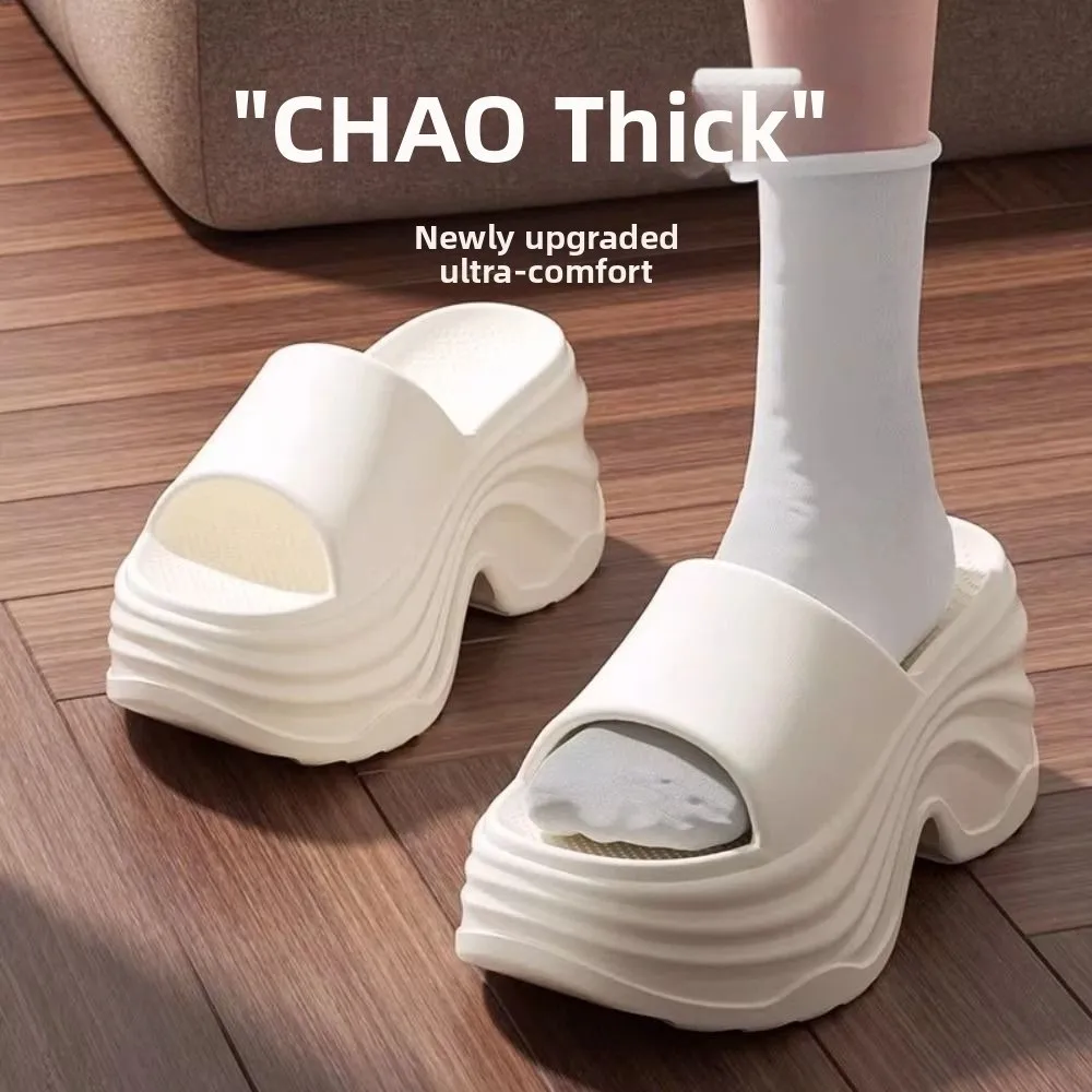 Increased Height Thick Heel Slippers Anti-Slip Step Sensation Women's Slippers 10CM Sole Anti-odor EVA Cool Slippers
Increased Height Thick Heel Slippers Anti-Slip Step Sensation Women's Slippers 10CM Sole Anti-odor EVA Cool Slippers