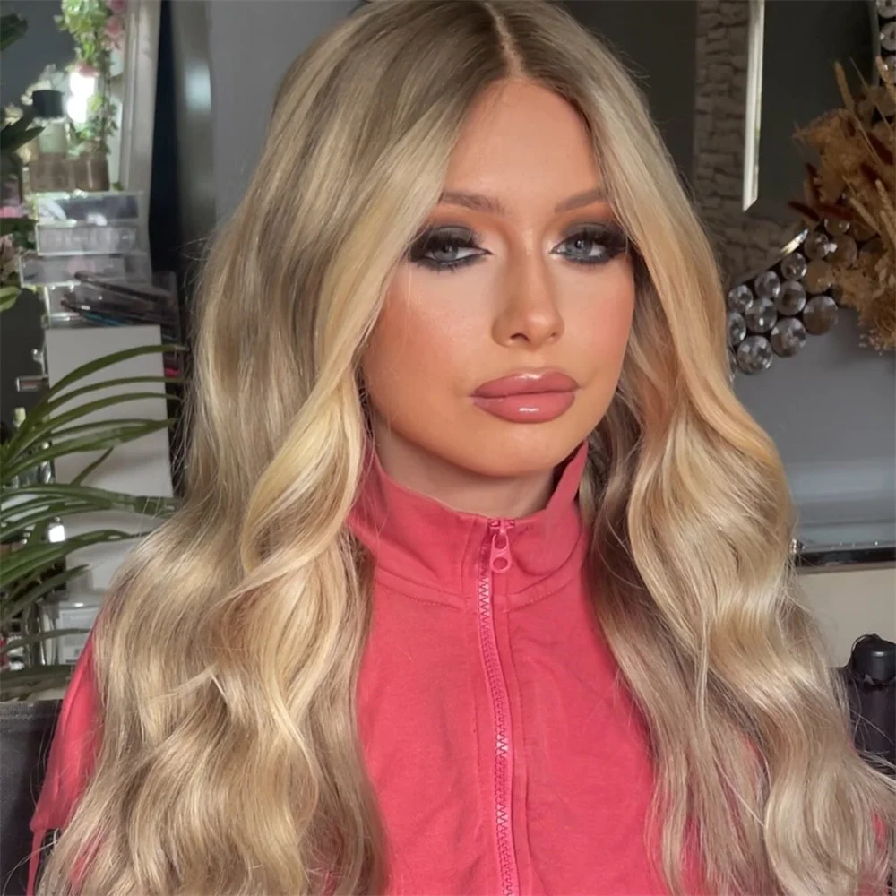 Blonde Wig Loose Wave Synthetic Lace Front Wig Glueless Wig Long Synthetic Hair Lace Wigs for Women Warm Blonde Highlights
Blonde Wig Loose Wave Synthetic Lace Front Wig Glueless Wig Long Synthetic Hair Lace Wigs for Women Warm Blonde Highlights