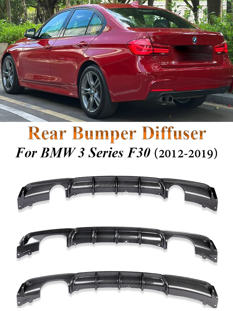 For BMW 3 Series F30 F31 2012-2019 MP Rear Bumper Diffuser LipCarbon M Tech Diffusor Body Kit M Sport Gloss Black 320i 328i
For BMW 3 Series F30 F31 2012-2019 MP Rear Bumper Diffuser LipCarbon M Tech Diffusor Body Kit M Sport Gloss Black 320i 328i
