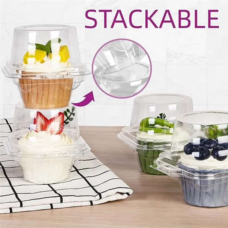 【NEW】100 Pcs Clear Cupcake Boxes Set Cupcake Holders With Lid, Single Compartment Muffin Carrier
【NEW】100 Pcs Clear Cupcake Boxes Set Cupcake Holders With Lid, Single Compartment Muffin Carrier