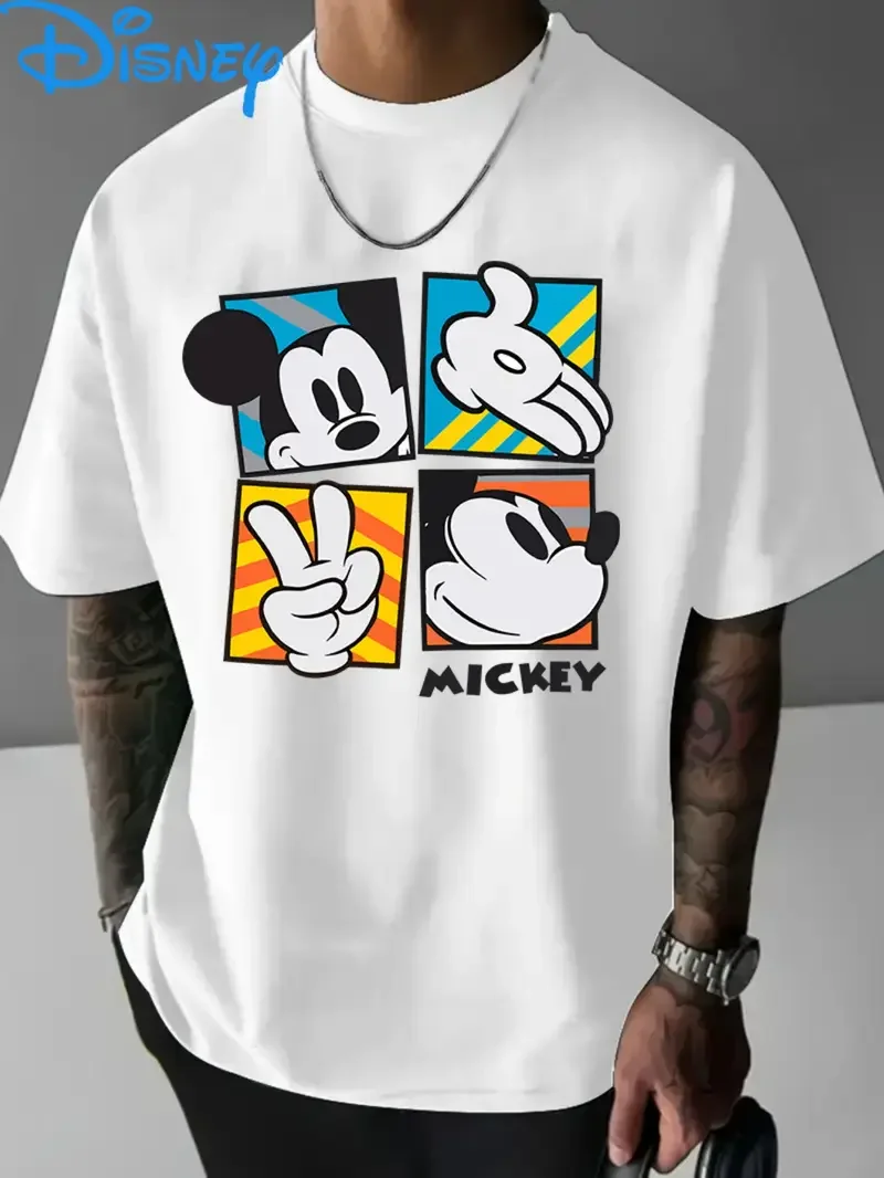 2025 Unisex Couple Disney Mickey Mouse Series 100% Pure Cotton T Shirt Men Summer Tee Acation Travel Birthday Gift Oversized Y2k
2025 Unisex Couple Disney Mickey Mouse Series 100% Pure Cotton T Shirt Men Summer Tee Acation Travel Birthday Gift Oversized Y2k