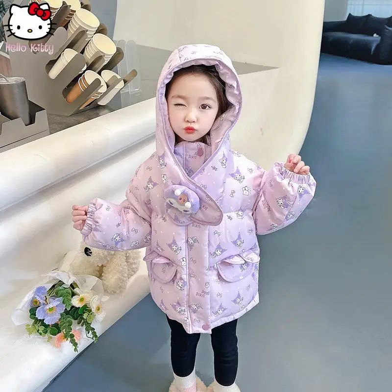 Sanrio Kuromi утепленная хлопковая куртка для девочек с героями мультфильмов Kawaii, осенне-зимняя аниме, новое детское теплое пальто на Хэллоуин, хлопковая куртка
Sanrio Kuromi утепленная хлопковая куртка для девочек с героями мультфильмов Kawaii, осенне-зимняя аниме, новое детское теплое пальто на Хэллоуин, хлопковая куртка