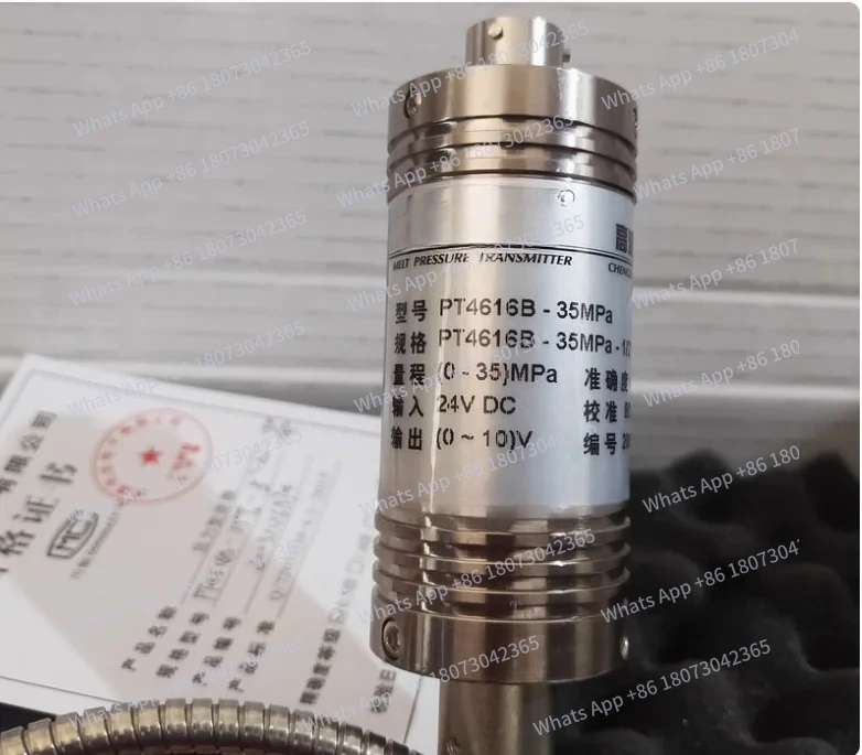 PT4616B-35MPa-1/2-150/470 Output 0-10V Melt Pressure Transmitter Pressure Sensors including Cable
PT4616B-35MPa-1/2-150/470 Output 0-10V Melt Pressure Transmitter Pressure Sensors including Cable