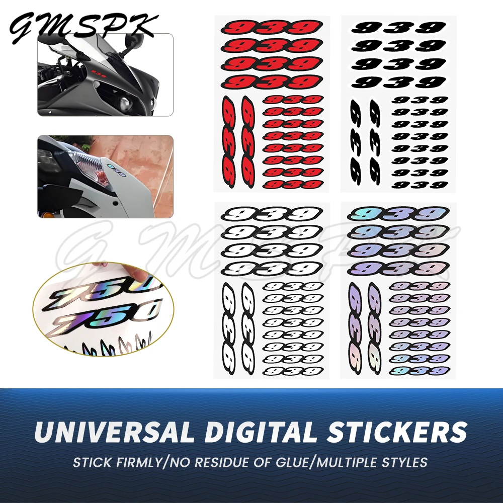 Number 939 Stickers Red White Black Laser Motorcycle Waterproof Body Fairing Decals Fit for Ducati Hypermotard Hyperstrada 939
Number 939 Stickers Red White Black Laser Motorcycle Waterproof Body Fairing Decals Fit for Ducati Hypermotard Hyperstrada 939