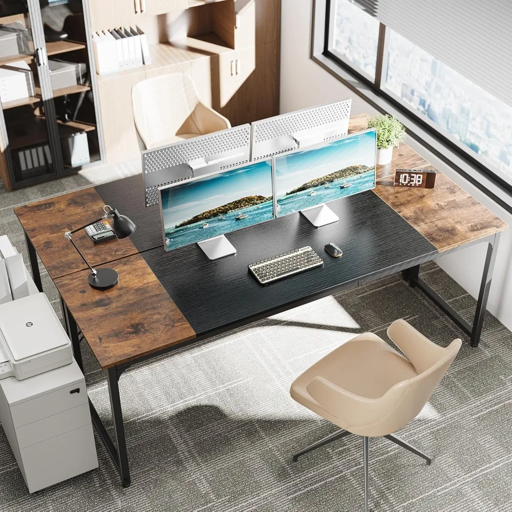 78.7 Inch Office Computer Desk with Storage, Writing Work Desk for Home Office, Study, Gaming, Long Simple Desk, Large Legroom,
78.7 Inch Office Computer Desk with Storage, Writing Work Desk for Home Office, Study, Gaming, Long Simple Desk, Large Legroom,