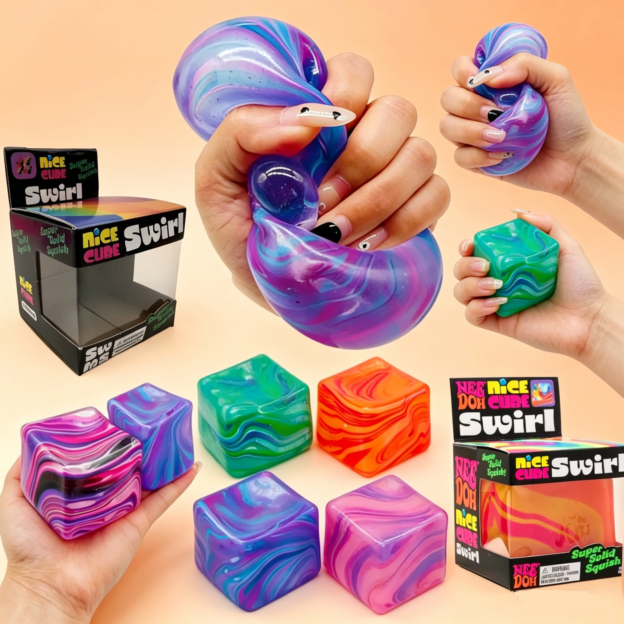Needoh Soft Sensory Stress Relief Toy Cube Glutinous Stretchable Gel Ball Slow Rebound Ice Blind Box for Therapeutic Play
Needoh Soft Sensory Stress Relief Toy Cube Glutinous Stretchable Gel Ball Slow Rebound Ice Blind Box for Therapeutic Play