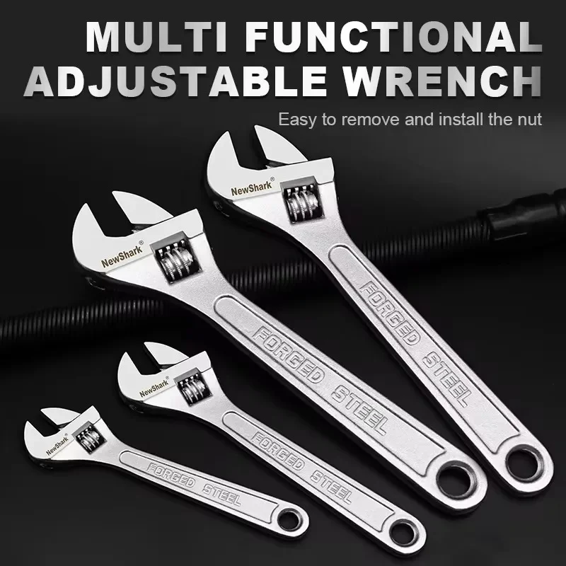 Adjustable Wrench Large Opening Long Universal Spanner Clamp Wrench Motorcyle Repair Tools Steel Mechanical Workshop Motor
Adjustable Wrench Large Opening Long Universal Spanner Clamp Wrench Motorcyle Repair Tools Steel Mechanical Workshop Motor