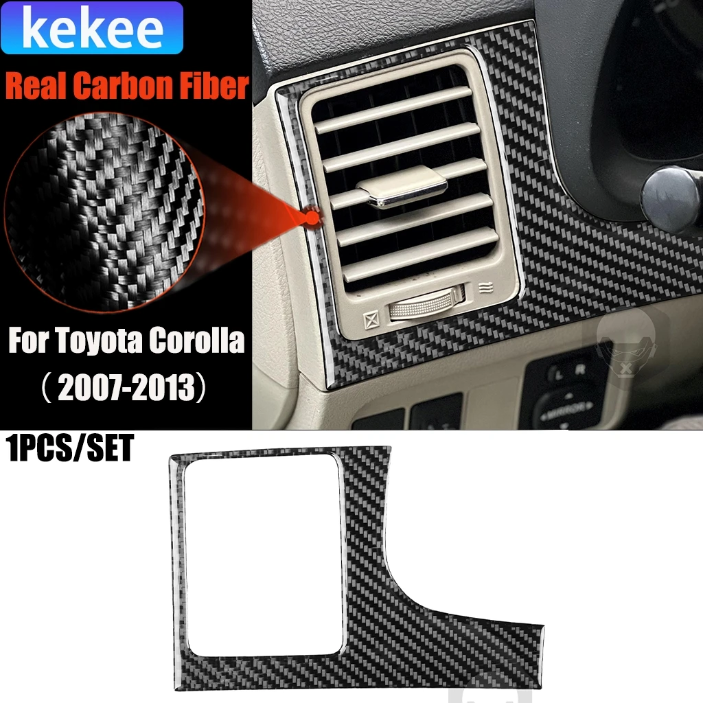 Carbon Fiber Car Accessories Driver Air Vent Modified Interior Trim Cover Soft Sticker For Toyota Corolla 2007 2008 2009—2013
Carbon Fiber Car Accessories Driver Air Vent Modified Interior Trim Cover Soft Sticker For Toyota Corolla 2007 2008 2009—2013