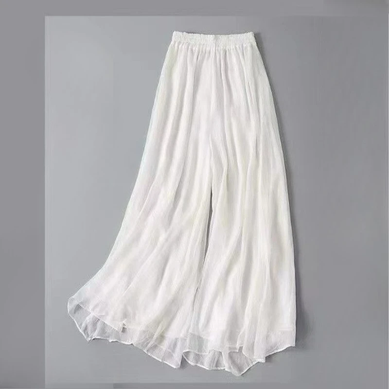 2026 Women's Casual Linen Pants Loose Wide Leg Elastic Waist Trousers with Pockets Summer Beach Boho Bottoms Chiffon Pants S876
2026 Women's Casual Linen Pants Loose Wide Leg Elastic Waist Trousers with Pockets Summer Beach Boho Bottoms Chiffon Pants S876