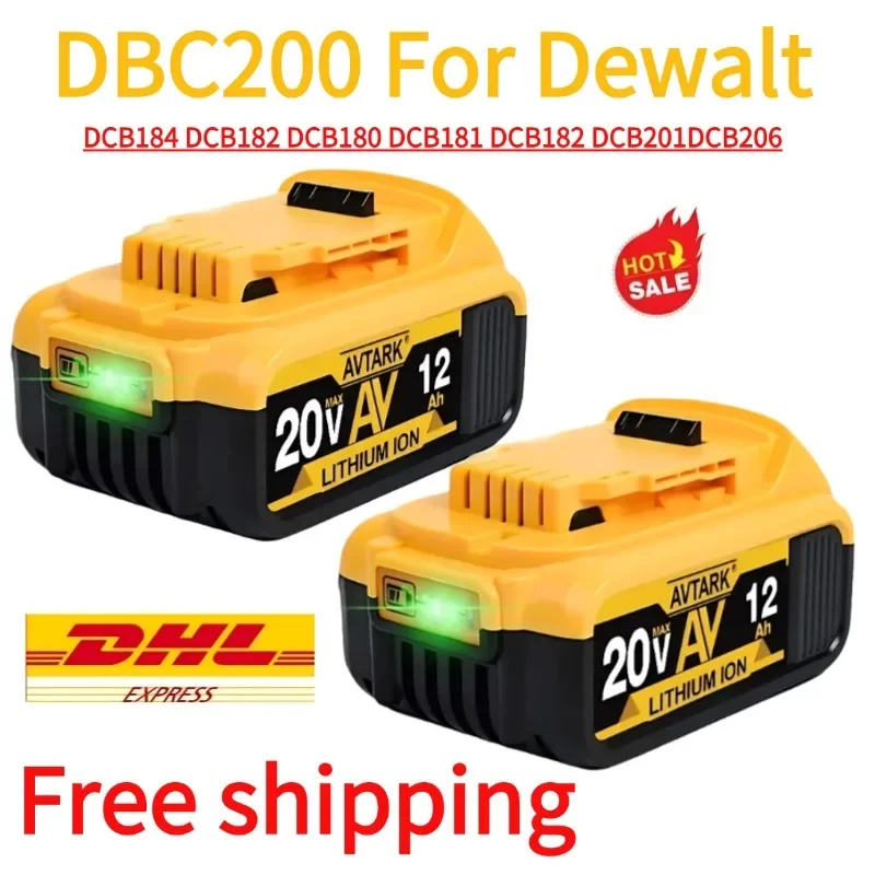 Compatible with DeWalt lithium battery 18V/20V universal lithium battery DCB115 DCB118 DCG405 DCF512 DCD805 DCF887 battery
Compatible with DeWalt lithium battery 18V/20V universal lithium battery DCB115 DCB118 DCG405 DCF512 DCD805 DCF887 battery