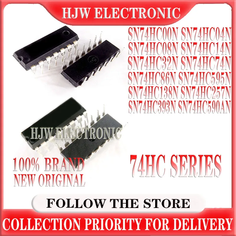 SN74HC00N SN74HC04N SN74HC08N SN74HC14N SN74HC32N SN74HC74N SN74HC86N SN74HC595N SN74HC138N SN74HC257N SN74HC393N SN74HC590AN
SN74HC00N SN74HC04N SN74HC08N SN74HC14N SN74HC32N SN74HC74N SN74HC86N SN74HC595N SN74HC138N SN74HC257N SN74HC393N SN74HC590AN
