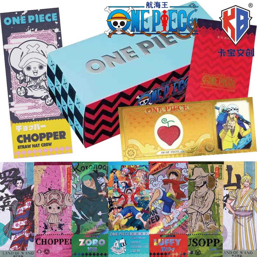 Original KABAO One Piece Laser Ticket Cards Monkey D. Luffy Anime Protagonist Retro Design Exquisite Collection Cards Toys Gifts
Original KABAO One Piece Laser Ticket Cards Monkey D. Luffy Anime Protagonist Retro Design Exquisite Collection Cards Toys Gifts