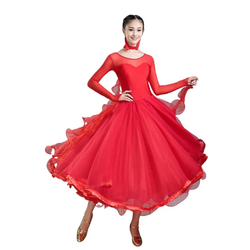 2024 Modern Dance Dress Competition Waltz Performance Costumes Ballroom Clothing D64
2024 Modern Dance Dress Competition Waltz Performance Costumes Ballroom Clothing D64